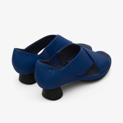 Camper Alright Heeled Sandals Blue - Womens Singapore BESBUD-148